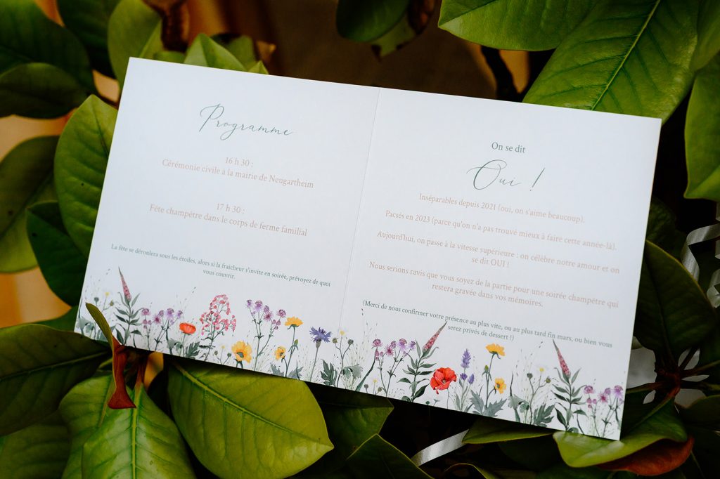 Faire-part de mariage Faire-part de mariage
