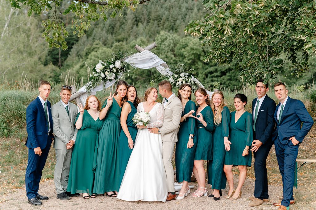 Photo de groupe fun mariage Photo de groupe fun mariage